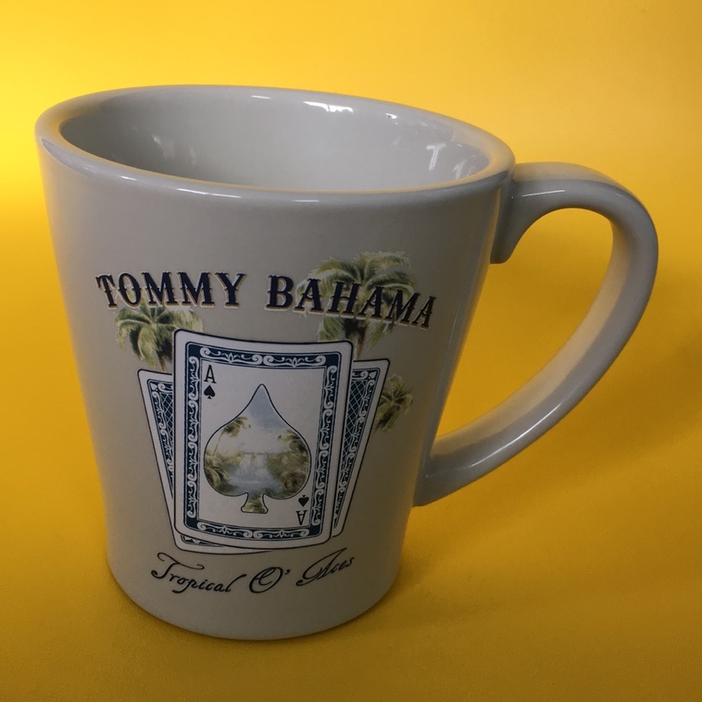 TOMMY BAHAMA mug Tropical O’ Aces coffee cup 2014